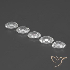 Gemme di Zircone Bianco naturale da 5.74 ct, Ovale, VVS-VS