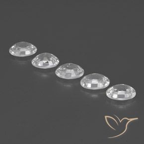 Gemme di Zircone Bianco naturale da 6.35 ct, Ovale, VS