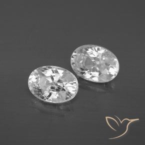 Gemme di Zircone Bianco naturale da 2.91 ct, Ovale, VVS-VS