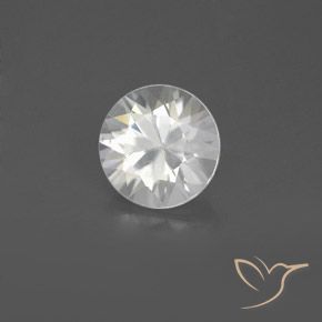 Zircone Bianco naturale da 1.64 ct, Rotondo, VS