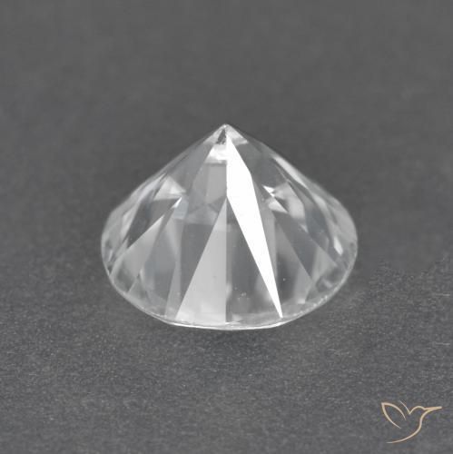 Zircone Bianco naturale da 1.52 ct, Rotondo, VVS