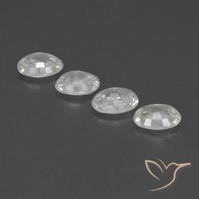 Gemme di Zircone Bianco naturale da 5.05 ct, Ovale, VS