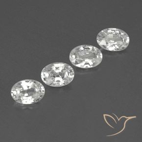 Gemme di Zircone Bianco naturale da 4.75 ct, Ovale, VS
