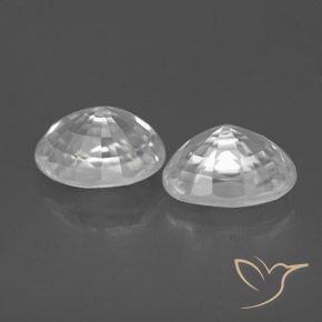 Gemme di Zircone Bianco naturale da 3.04 ct, Ovale, VS