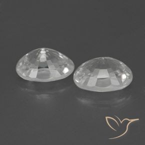 Gemme di Zircone Bianco naturale da 2.83 ct, Ovale, VVS-VS