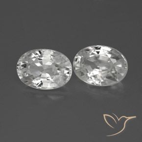 Gemme di Zircone Bianco naturale da 2.65 ct, Ovale, VS