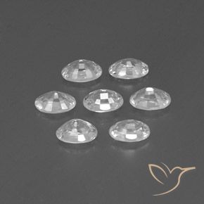 Gemme di Zircone Bianco naturale da 5.30 ct, Ovale, VS