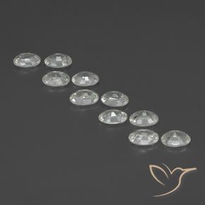 Gemme di Zircone Bianco naturale da 7.20 ct, Ovale, VS