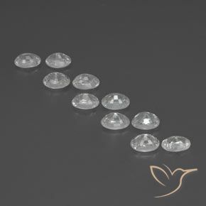 Gemme di Zircone Bianco naturale da 7.72 ct, Ovale, VS