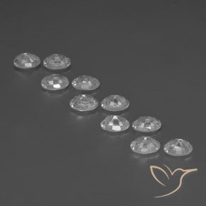 Gemme di Zircone Bianco naturale da 8.06 ct, Ovale, VVS-VS