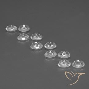 Gemme di Zircone Bianco naturale da 8.48 ct, Ovale, VVS-VS