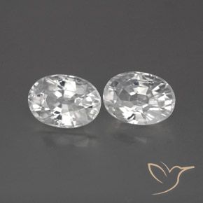 Gemme di Zircone Bianco naturale da 2.78 ct, Ovale, VVS-VS