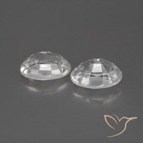 Gemme di Zircone Bianco naturale da 2.75 ct, Ovale, VVS-VS