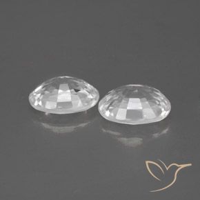 Gemme di Zircone Bianco naturale da 2.59 ct, Ovale, VS-SI