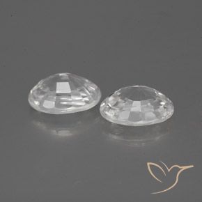 Gemme di Zircone Bianco naturale da 2.59 ct, Ovale, VVS-VS