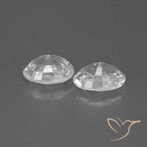Gemme di Zircone Bianco naturale da 2.58 ct, Ovale, VS