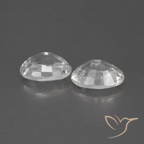 Gemme di Zircone Bianco naturale da 2.64 ct, Ovale, VVS-VS
