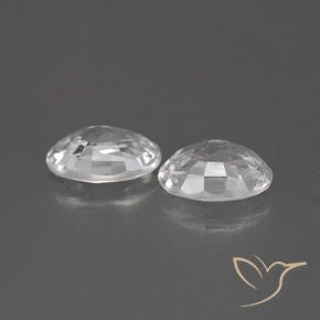 Gemme di Zircone Bianco naturale da 2.44 ct, Ovale, VVS