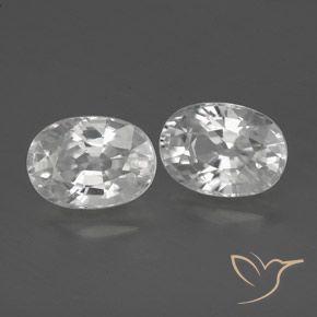 Gemme di Zircone Bianco naturale da 2.97 ct, Ovale, VS