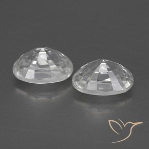 Gemme di Zircone Bianco naturale da 2.97 ct, Ovale, VS