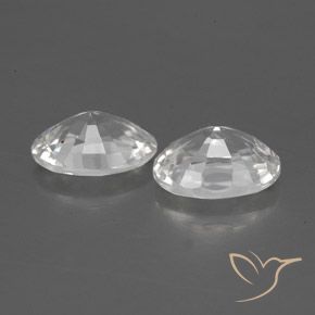 Gemme di Zircone Bianco naturale da 2.39 ct, Ovale, VVS-VS