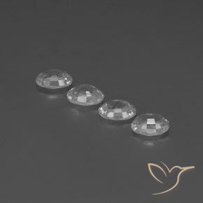 Gemme di Zircone Bianco trasparente naturale da 5.16 ct, Ovale, VS