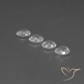 Gemme di Zircone Bianco trasparente naturale da 4.75 ct, Ovale, VVS-VS
