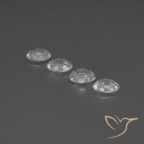 Gemme di Zircone Bianco trasparente naturale da 4.68 ct, Ovale, VVS-VS