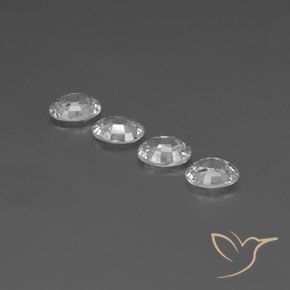 Gemme di Zircone Bianco trasparente naturale da 4.79 ct, Ovale, VS