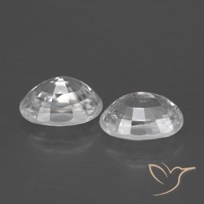 Gemme di Zircone Bianco naturale da 2.90 ct, Ovale, VVS