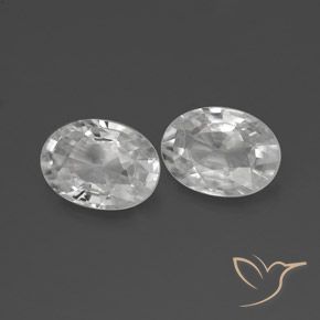 Gemme di Zircone Bianco naturale da 2.30 ct, Ovale, VS