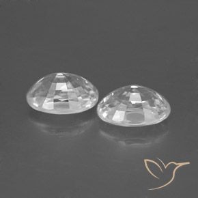 Gemme di Zircone Bianco naturale da 2.78 ct, Ovale, VVS