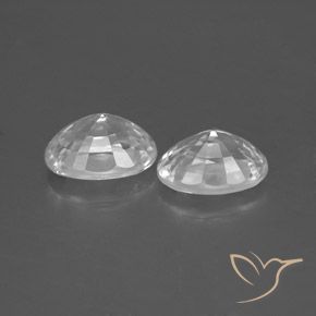 Gemme di Zircone Bianco trasparente naturale da 2.68 ct, Ovale, VS