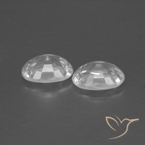 Gemme di Zircone Bianco trasparente naturale da 2.59 ct, Ovale, VS