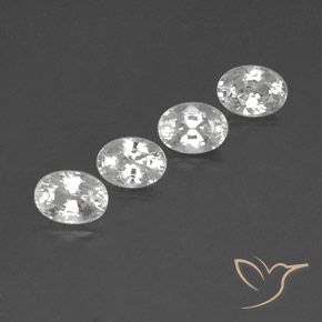 Gemme di Zircone Bianco naturale da 5.46 ct, Ovale, VS