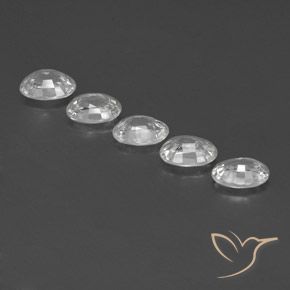 Gemme di Zircone Bianco naturale da 5.82 ct, Ovale, VS