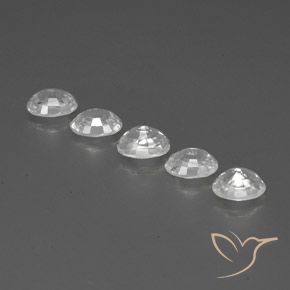 Gemme di Zircone Bianco naturale da 7.07 ct, Ovale, VS