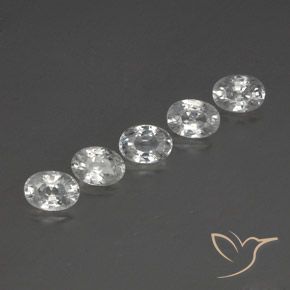Gemme di Zircone Bianco naturale da 6.94 ct, Ovale, VS