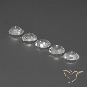 Gemme di Zircone Bianco trasparente naturale da 6.66 ct, Ovale, VVS-VS