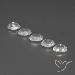 Gemme di Zircone Bianco trasparente naturale da 6.83 ct, Ovale, VS