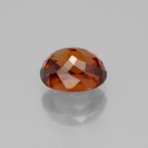 Zircone Arancione naturale da 2.77 ct, Ovale, VS