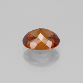 Zircone naturale arancione da 2,21 ct, taglio ovale, VS