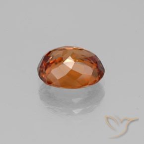 Zircone Arancia Fuoco naturale da 2.71 ct, Taglio ovale, VS
