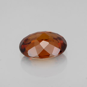 Zircone Arancione naturale da 2.00 ct, Taglio ovale, VVS