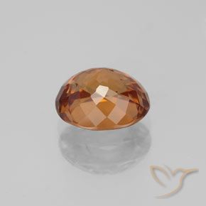Zircone Arancio Medio naturale da 2.34 ct, Ovale, VVS-VS