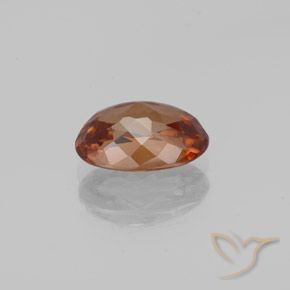Zircone Arancione scuro naturale da 1.86 ct, Ovale, VVS