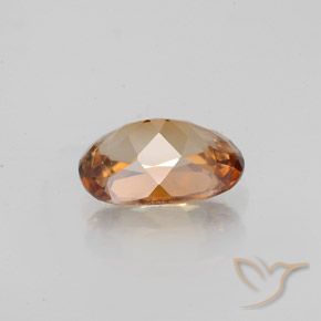 Zircone Arancio Medio naturale da 1.83 ct, Ovale, VVS
