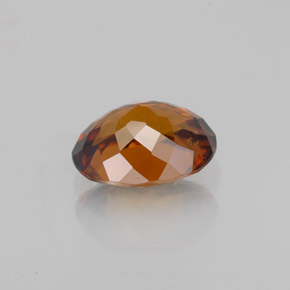 Zircone naturale arancione da 1,99 ct, taglio ovale, VS