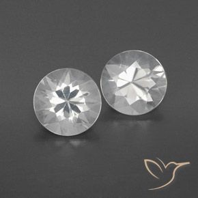 2.51ctw Naturale Bianco Zircone, Rotondo, VVS-VS