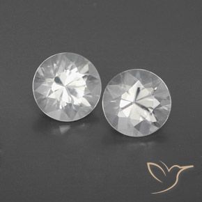 Gemme di Zircone Bianco naturale da 2.51 ct, Rotondo, VVS-VS